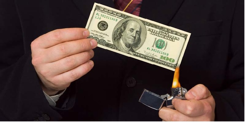 Teach Your Kids About Combustion By Lighting Alcohol-Soaked Money On Fire